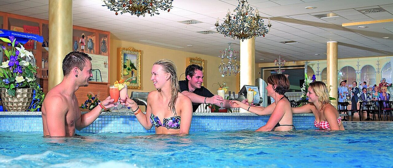 The Poolbar in the royal crystal spa