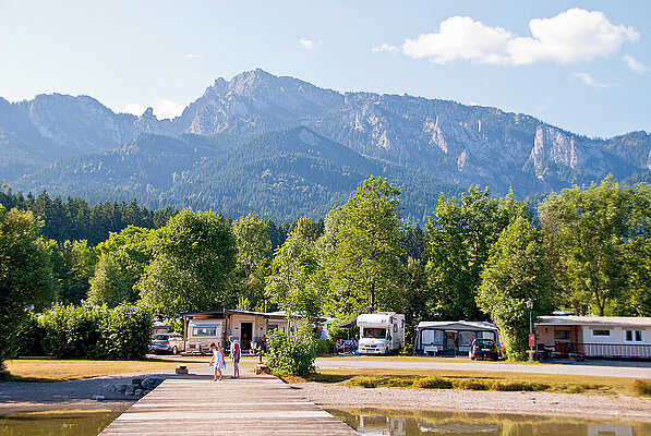 Camping Bannwaldsee in Schwangau in Bayern