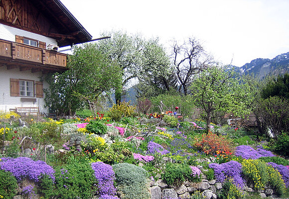 Beautiful garden in Schwangau